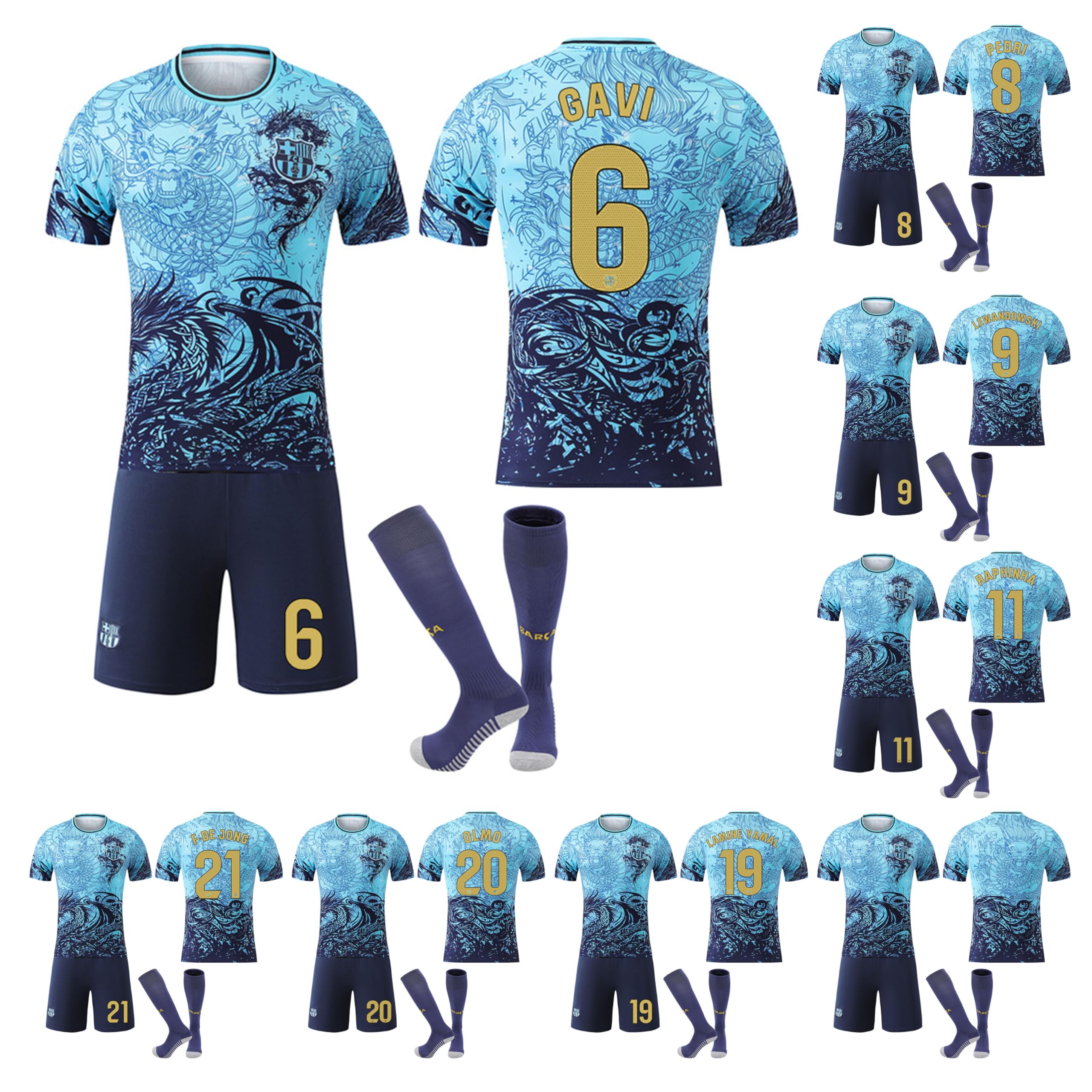 Amazon.co.jp: [M-loongren] サッカーユニフォーム 25-26